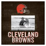 Cleveland Browns Team Name 10" x 10" Picture Frame