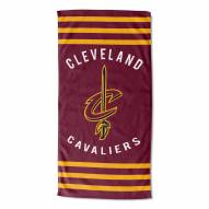 Cleveland Cavaliers Stripes Beach Towel