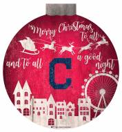 Cleveland Indians 12" Christmas Village Wall Art