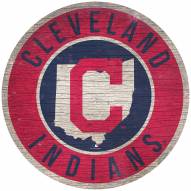 Cleveland Indians 12" Circle with State Sign