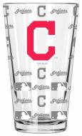 Cleveland Indians 16 oz. Sandblasted Pint Glass