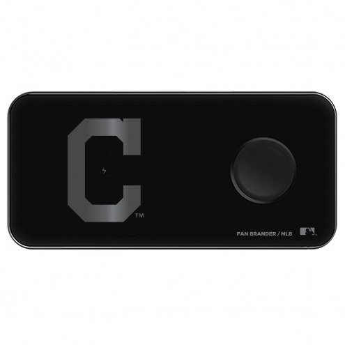 Cleveland Indians 3 in 1 Glass Wireless Charge Pad