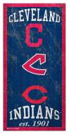 Cleveland Indians 6" x 12" Heritage Sign