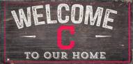 Cleveland Indians 6" x 12" Welcome Sign