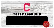Cleveland Indians 6" x 12" Wifi Password Sign