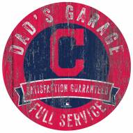 Cleveland Indians Dad's Garage Sign