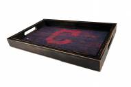Cleveland Indians Distressed Team Color Tray