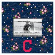 Cleveland Indians Floral 10" x 10" Picture Frame