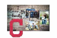 Cleveland Indians I Love My Family Clip Frame