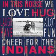 Cleveland Indians In This House 10" x 10" Picture Frame