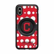 Cleveland Indians OtterBox Symmetry Polka Dot PopSocket iPhone Case