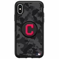 Cleveland Indians OtterBox Urban Camo Symmetry PopSocket iPhone Case