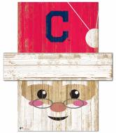 Cleveland Indians Santa Head Sign