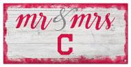 Cleveland Indians Script Mr. & Mrs. Sign