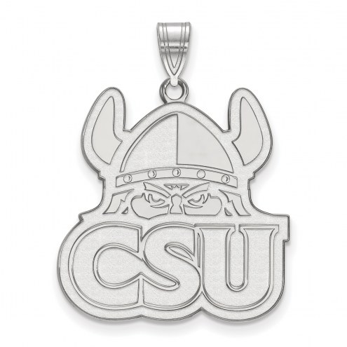 Cleveland State Vikings Sterling Silver Extra Large Pendant