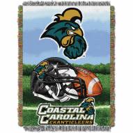Coastal Carolina Chanticleers Home Field Advantage Throw Blanket