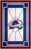 Colorado Avalanche 11" x 19" Stained Glass Sign