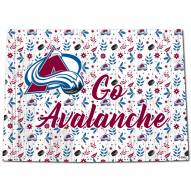 Colorado Avalanche 12" Floral State Sign