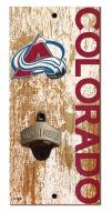 Colorado Avalanche 6" x 12" Distressed Bottle Opener
