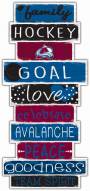 Colorado Avalanche Celebrations Stack Sign