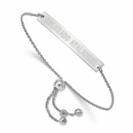 Colorado Avalanche Sterling Silver Bar Bracelet
