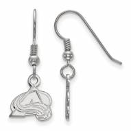 Colorado Avalanche Sterling Silver Extra Small Dangle Earrings