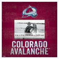Colorado Avalanche Team Name 10" x 10" Picture Frame