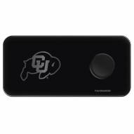 Colorado Buffaloes 3 in 1 Glass Wireless Charge Pad