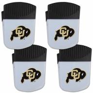 Colorado Buffaloes 4 Pack Chip Clip Magnet with Bottle Opener