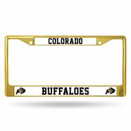Colorado Buffaloes Colored Chrome License Plate Frame