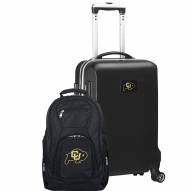 Colorado Buffaloes Deluxe 2-Piece Backpack & Carry-On Set