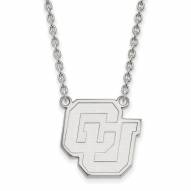 Colorado Buffaloes NCAA Sterling Silver Large Pendant Necklace
