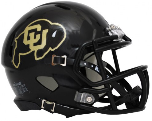 Colorado Buffaloes Riddell Speed Mini Collectible Black Football Helmet