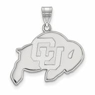 Colorado Buffaloes Sterling Silver Large Pendant