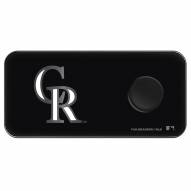 Colorado Rockies 3 in 1 Glass Wireless Charge Pad