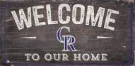 Colorado Rockies 6" x 12" Welcome Sign