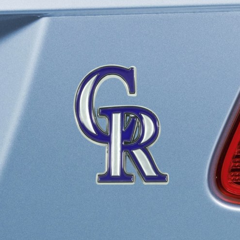 Colorado Rockies Color Car Emblem