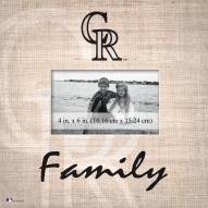 Colorado Rockies Family Picture Frame