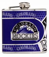 Colorado Rockies Hi-Def Stainless Steel Flask