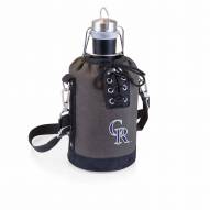 Colorado Rockies Insulated Growler Tote with 64 oz. Stainless Steel Growler