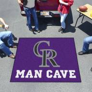 Colorado Rockies Man Cave Tailgate Mat