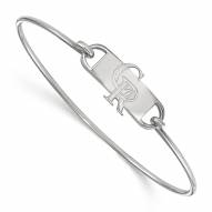 Colorado Rockies Sterling Silver Wire Bangle Bracelet