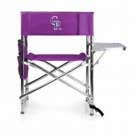 Colorado Rockies Purple Sports Folding Chair