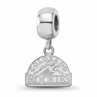 Colorado Rockies Sterling Silver Extra Small Bead Charm