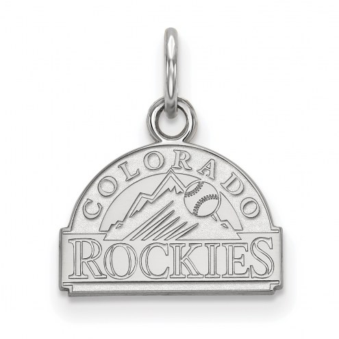 Colorado Rockies Sterling Silver Extra Small Pendant
