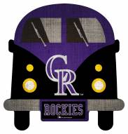 Colorado Rockies Team Bus Sign