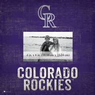 Colorado Rockies Team Name 10" x 10" Picture Frame