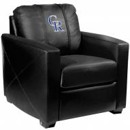Colorado Rockies XZipit Silver Club Chair with Secondary Logo