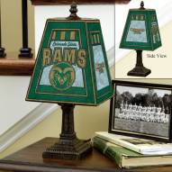 Colorado State Rams Art Glass Table Lamp