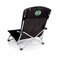 Colorado State Rams Black Tranquility Beach Chair